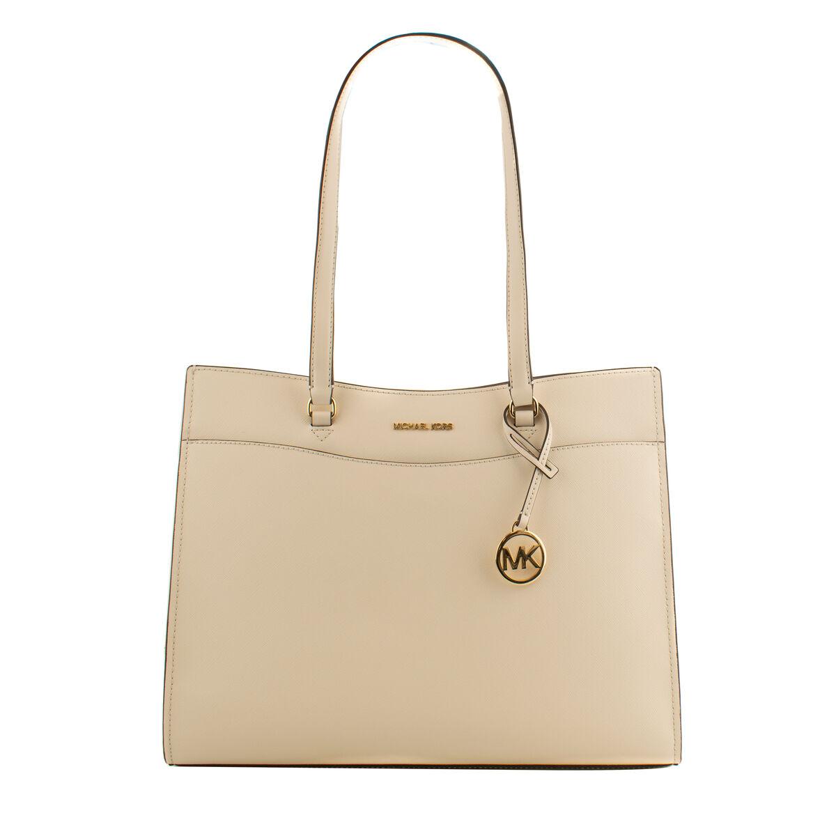 Skuldertaske Michael Kors - beige læder 37 × 28 × 12 cm
