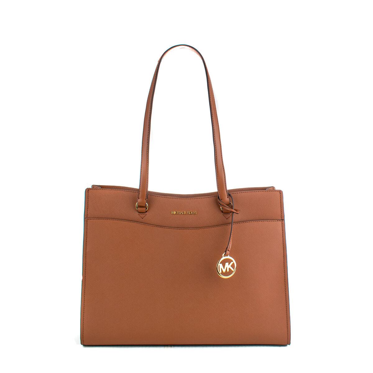 Skuldertaske Michael Kors - brun læder 37 × 28 × 12 cm