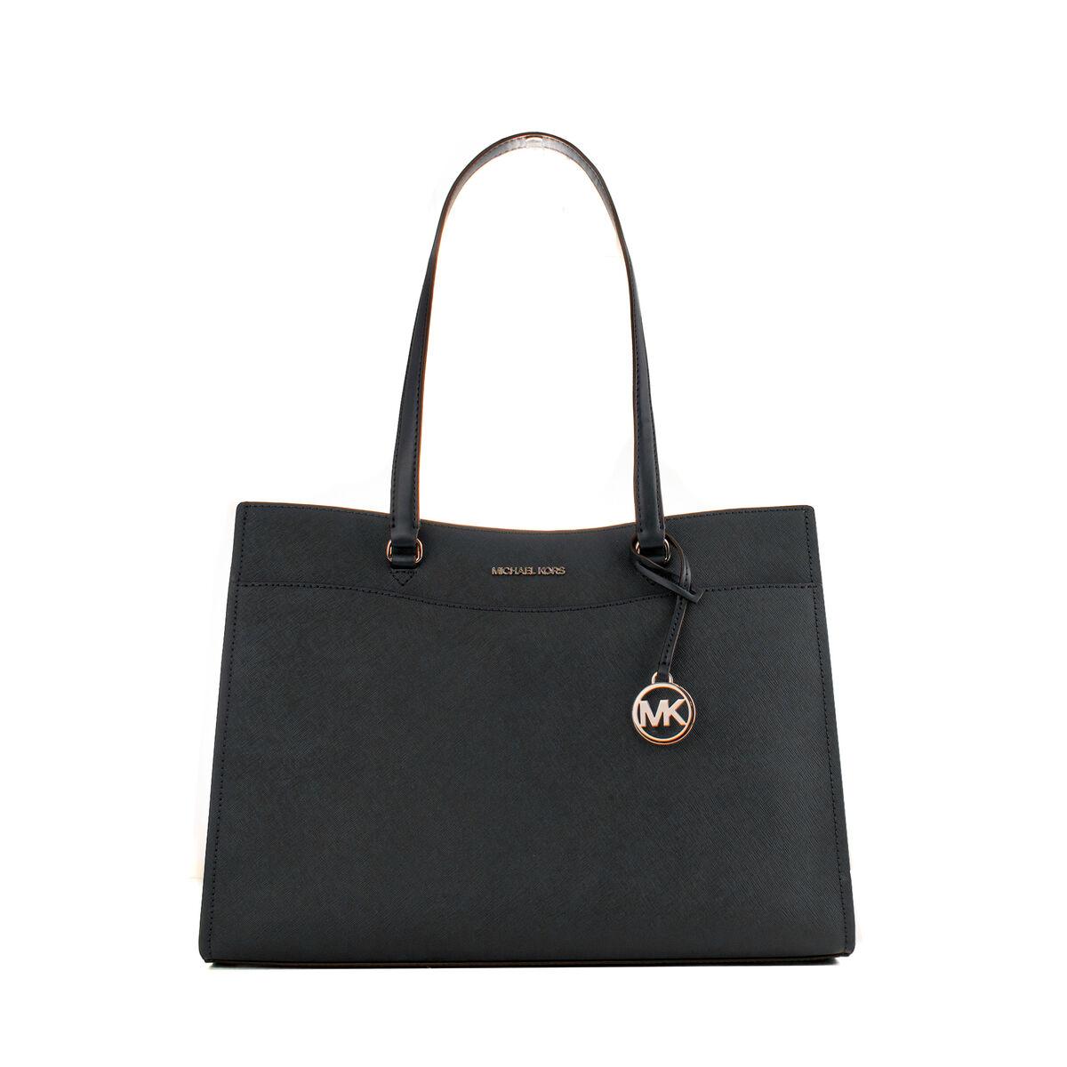 Skuldertaske Michael Kors - sort læder 37 × 28 × 12 cm