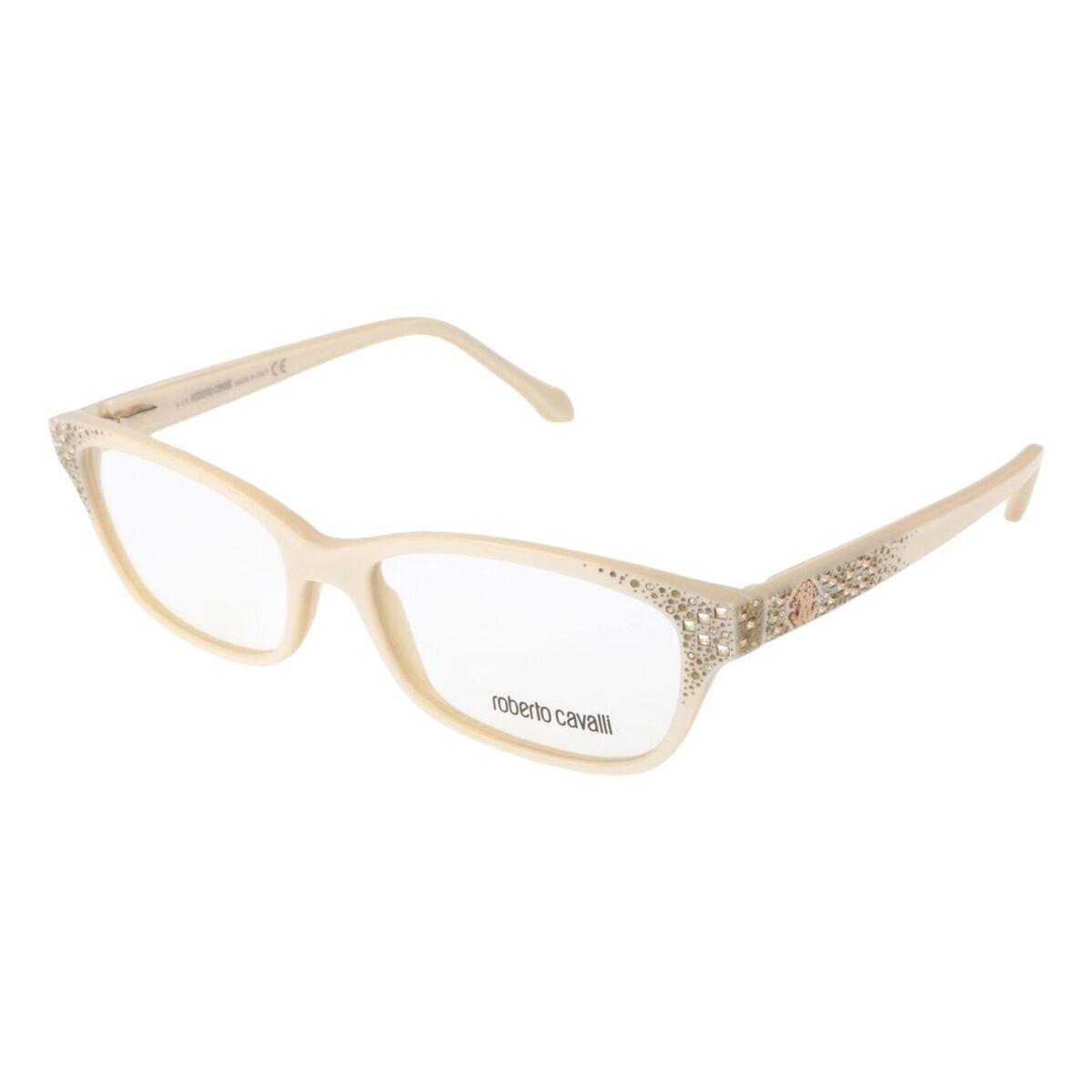 Brillestel Roberto Cavalli RC0928-024 - ø 54 mm, hvid acetat
