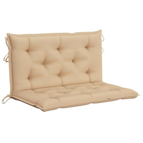2-personers gyngesofa med palmeblade og hynde 202 cm bambus