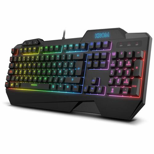 Gaming-tastatur og -mus Krom NXKROMKRSHRSP Sort