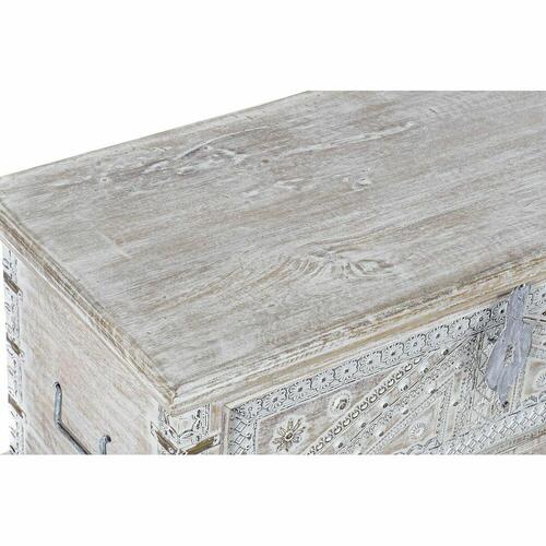 Kiste DKD Home Decor 88 x 40 x 45 cm Hvid Kobber Mangotræ