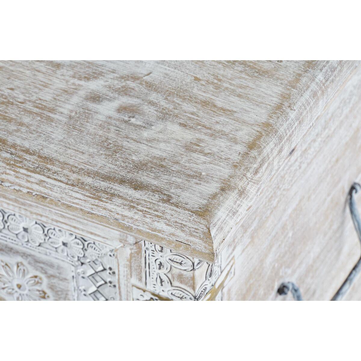 Kiste DKD Home Decor 88 x 40 x 45 cm Hvid Kobber Mangotræ