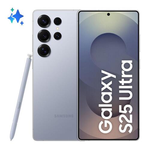 Smartphone Samsung Galaxy S25 Ultra 12 GB RAM 256 GB Blå Sølvfarvet 6,9" Qualcomm Snapdragon 8 Elite
