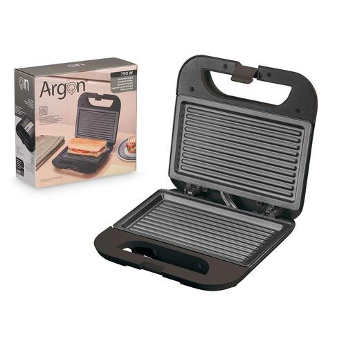 Sandwich Maker Argon K-901B/G Sort Stål 750 W