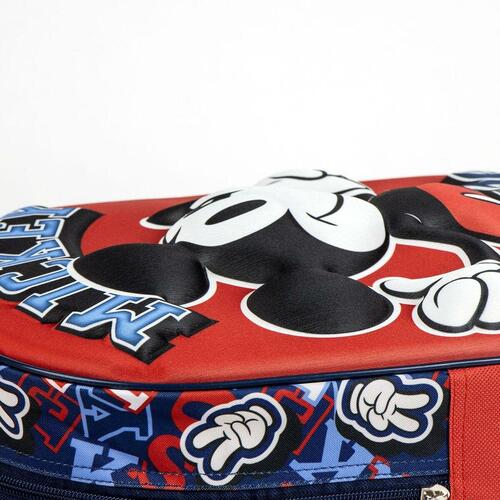 Skolerygsæk med Hjul Mickey Mouse 3D