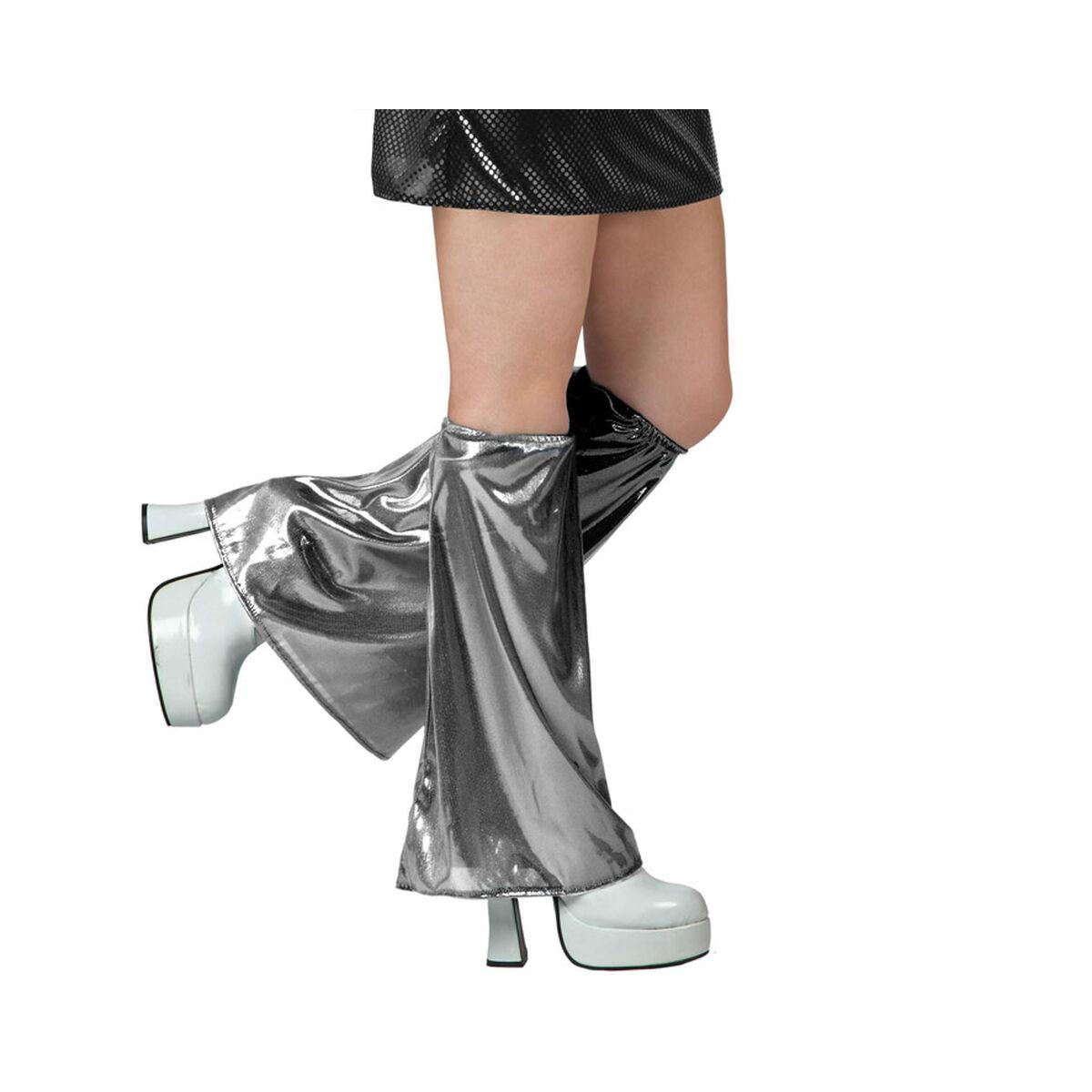 Benvarmere sølvfarvet - onesize unisex til kostume og fest