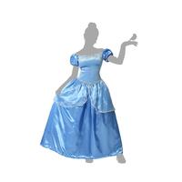 Kostume til voksne Prinsesse Blå M/L