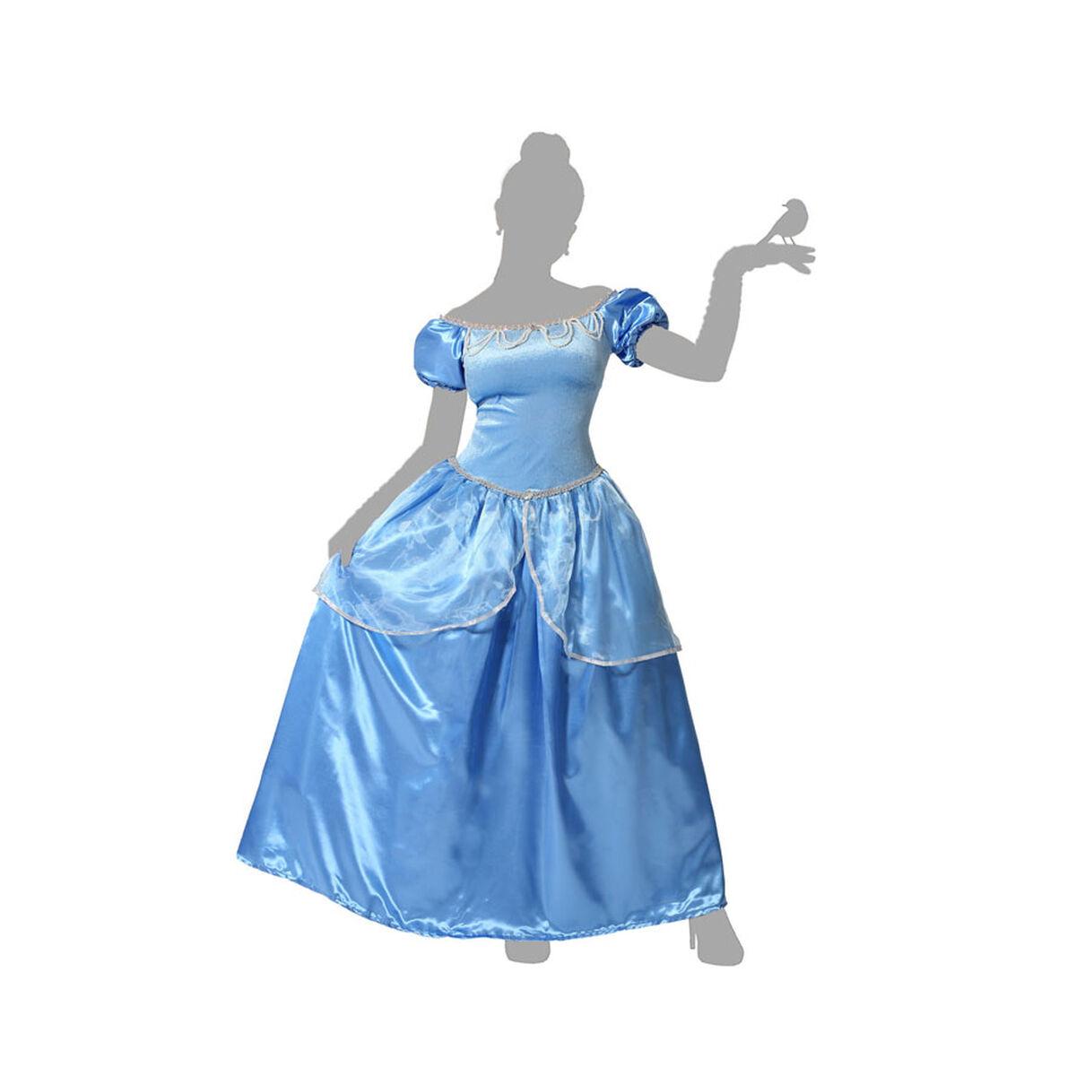 Kostume til voksne Prinsesse Blå XXL