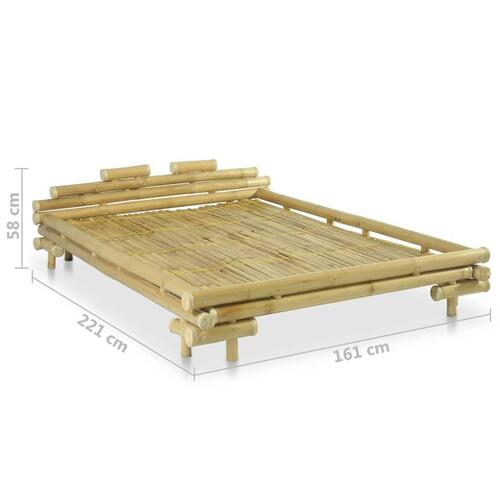 Sengestel bambus 140 x 200 cm