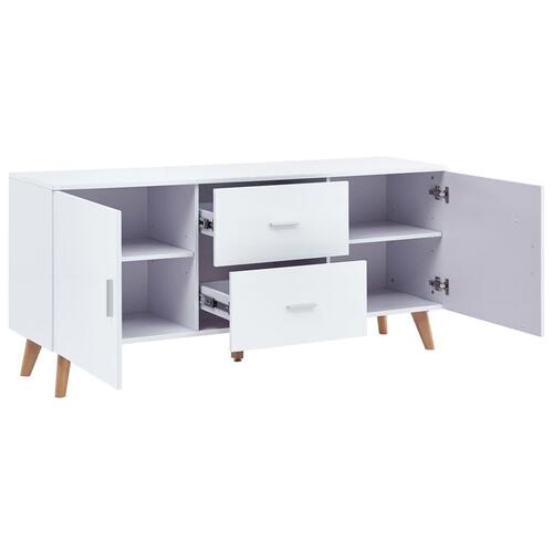 Skænk 160 x 40 x 70 cm MDF hvid