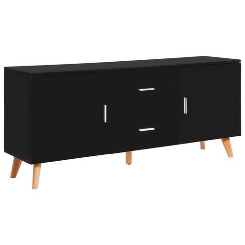 Skænk 160 x 40 x 70 cm MDF sort