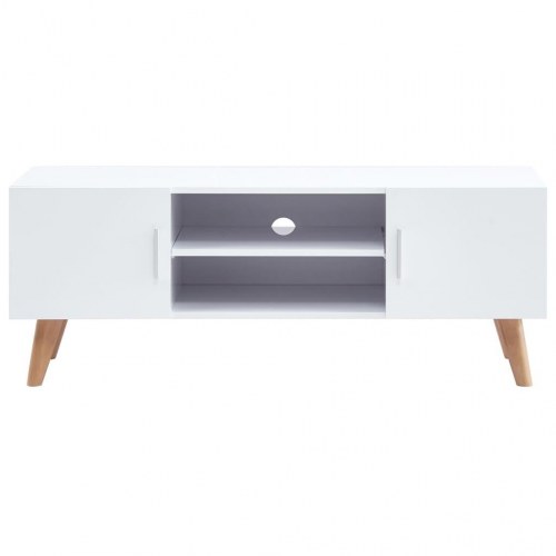 Tv-skab 120 x 40 x 46 cm MDF hvid