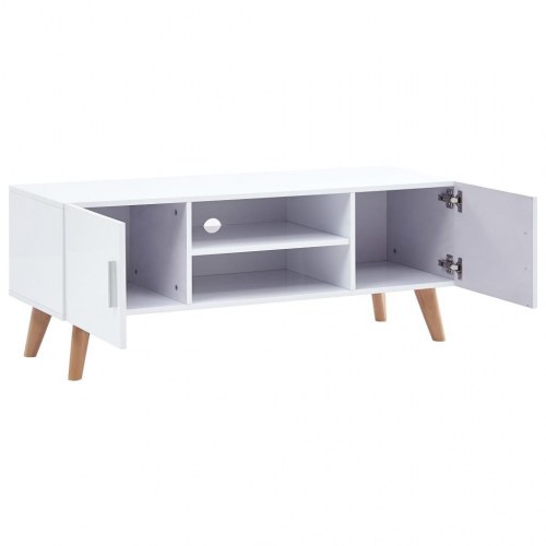 Tv-skab 120 x 40 x 46 cm MDF hvid