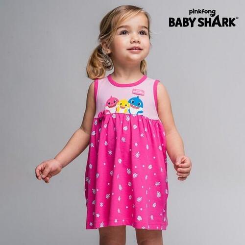 Kjole Baby Shark Pink 12 måneder