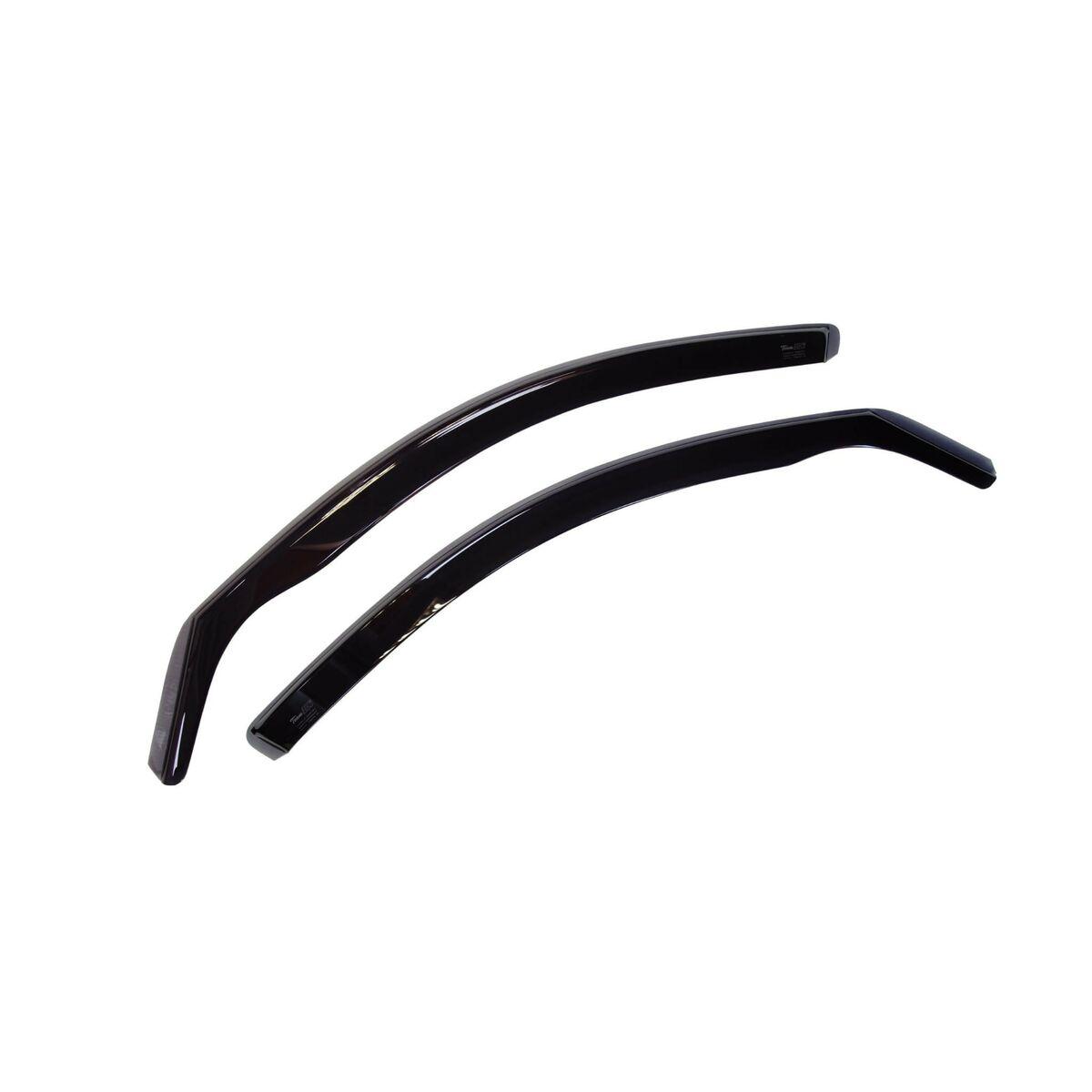 Vindafvisere til bil HEKO - Ford KA II, forreste, 2 stk., sort plexiglas