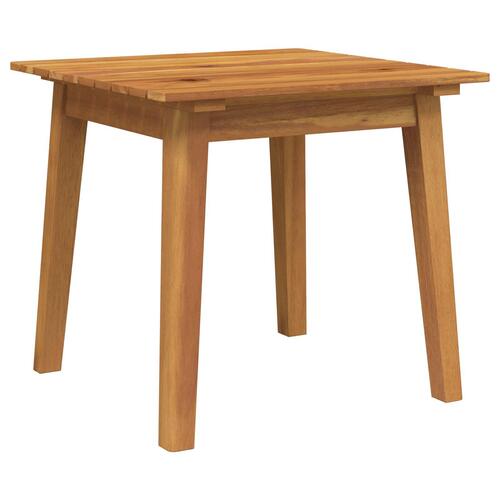 Havestole med Bord 3 stk Beige Solid Akacietræ