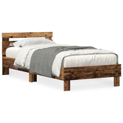 Sengestel Gammelt træ Massiv træ 100 x 200 cm Holdbar Sengestel