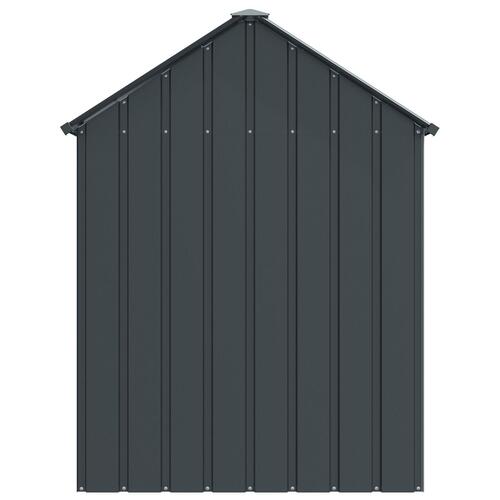 Fuglebur med udvidelse Anthracit 112x442x141 cm Stål