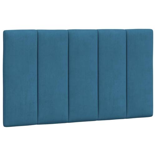 Seng med madras 80x200 cm velour blå