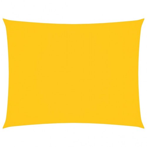 Solsejl 3,5 × 5 m i oxfordstof - rektangulært, gul