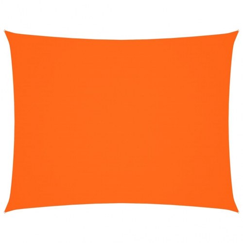 Solsejl 4 × 5 m rektangulær i oxfordstof - orange