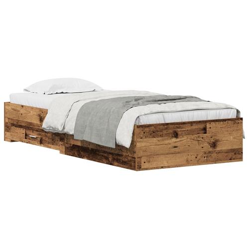 Sengestel Gammelt Træ 90x200 cm Konstrueret Træ
