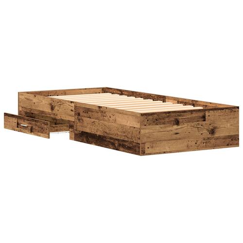 Sengestel Gammelt Træ 90x200 cm Konstrueret Træ