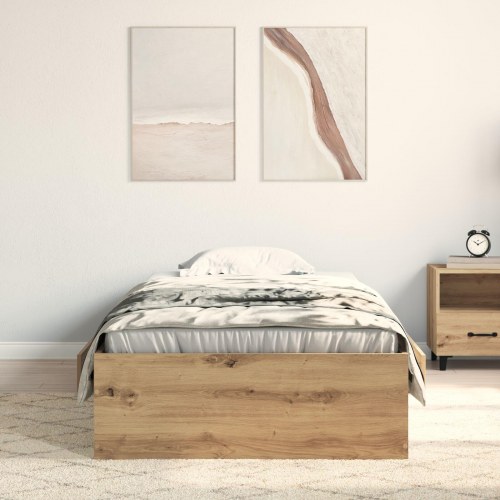 Sengeram Artisan Eg 90x190 cm Konstrueret Træ