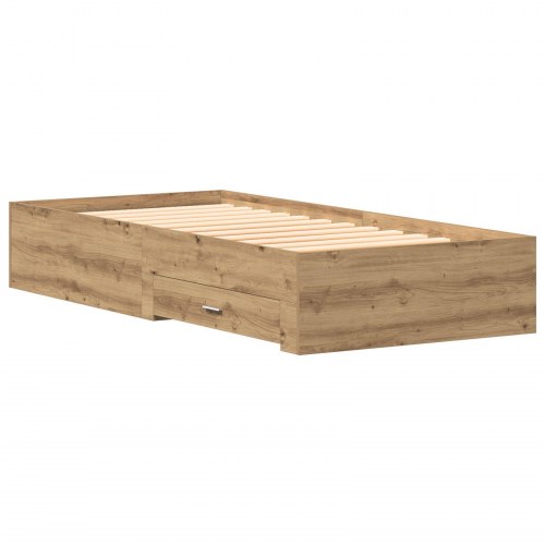 Sengeram Artisan Eg 90x190 cm Konstrueret Træ