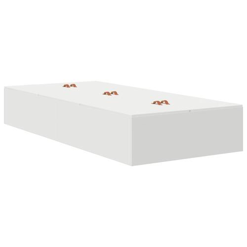 Opbevaringsseng Hvid 80x200 cm