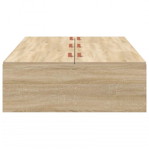 Opbevaringsseng Ramme Sonoma Eg 90x200 cm