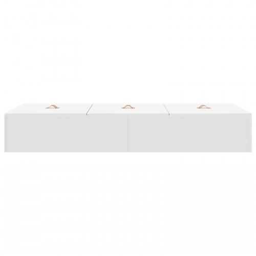Opbevarings sengramme Hvid 100x200 cm