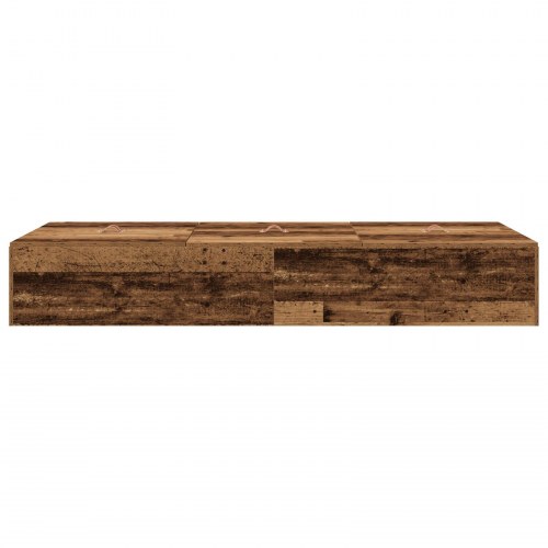 Opbevaringsseng Ramme Gammel Træ 100x200 cm
