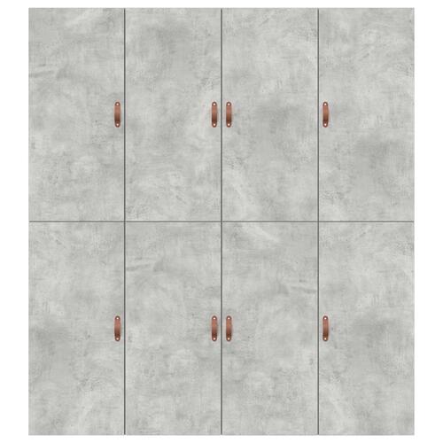 Opbevarings Seng Ramme Beton Grå 180x200 cm