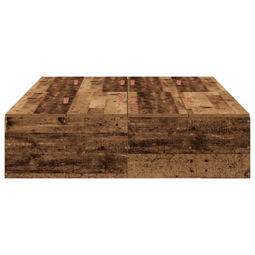 Opbevarings Seng RAMME Gamle Træ 120x190 cm