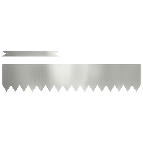 Plænekanter 50 stk 100x0,5x20 cm Galvaniseret Stål