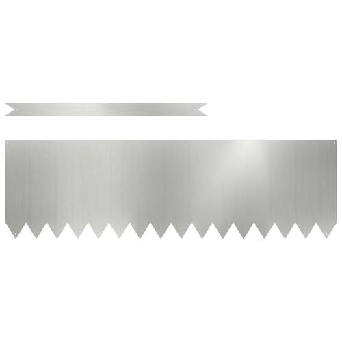 Plænekanter 30 stk 100x0,5x30 cm Galvaniseret Stål