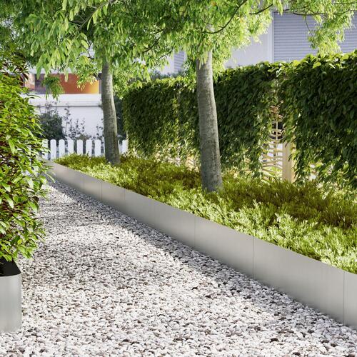 Plænekanter 50 stk 100x0,5x30 cm Galvaniseret Stål
