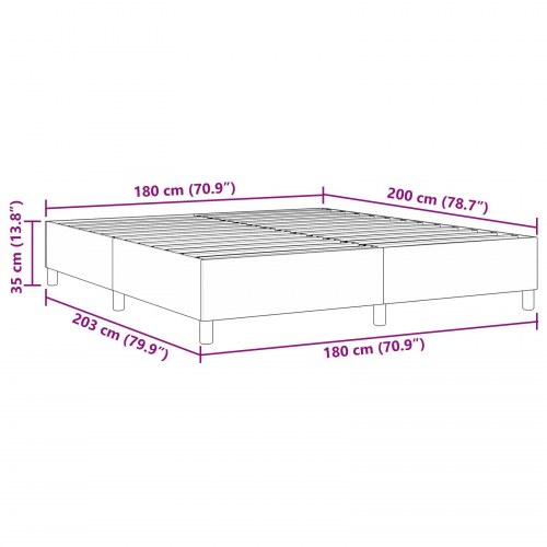 Boxspring Seng Blå Super King Corduroy Stof