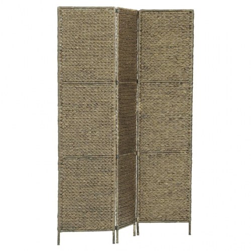Rumdeler med 3 paneler 116 × 160 cm i vandhyacint - brun
