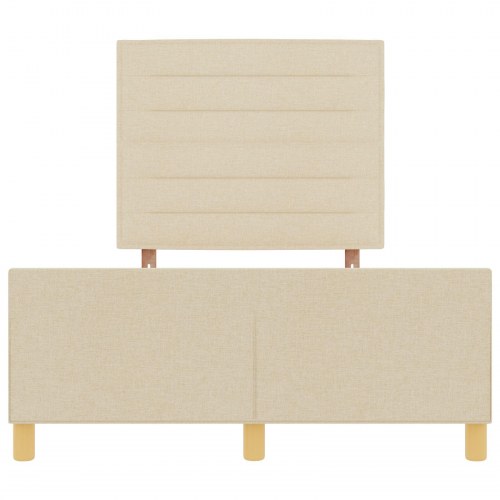 lamelbund Cremefarvet 120x190 cm Stof