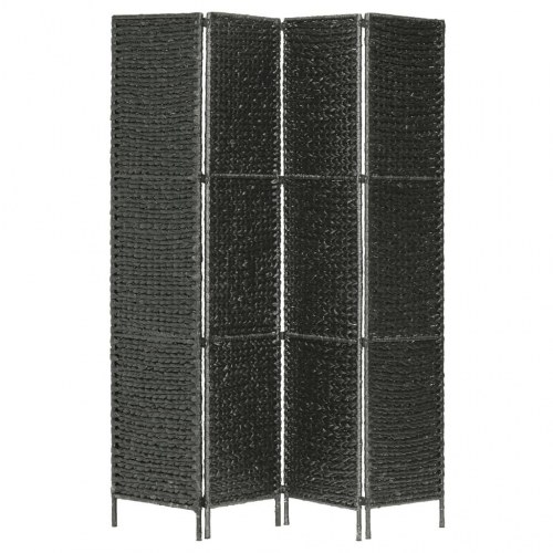 4-panelers rumdeler 154 x 160 cm vandhyacint sort