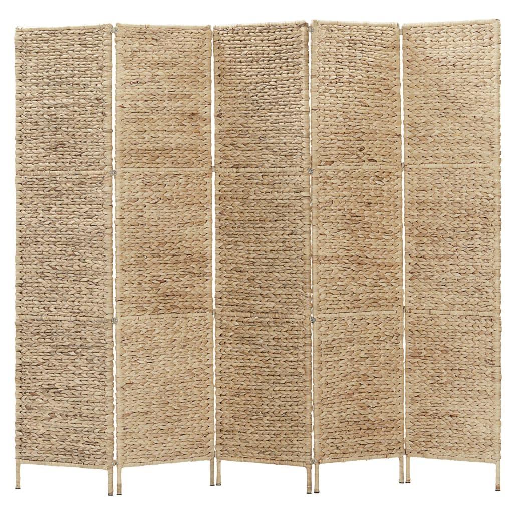 Rumdeler med 5 paneler 193 x 160 cm vandhyacint