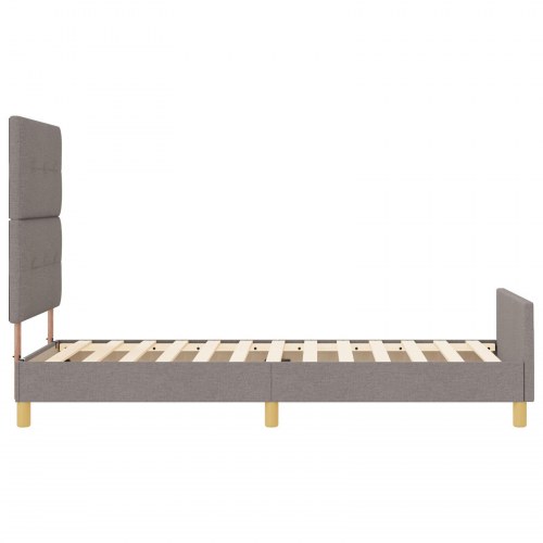 Sengramme Taupe 90x200 cm Stof