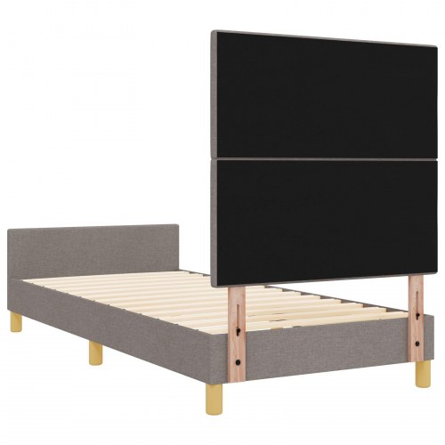 Sengramme Taupe 90x200 cm Stof