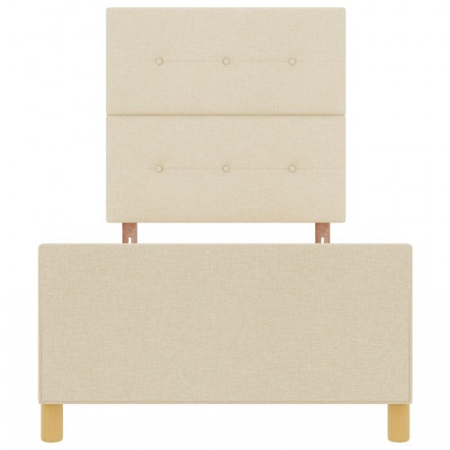 Sengestel Creme 100x200 cm Stof