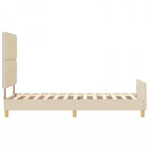 Sengestel Creme 100x200 cm Stof