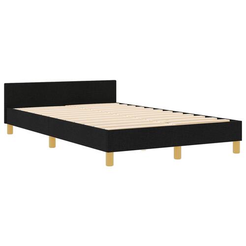 Sengekramme Sort 120x200 cm Stof